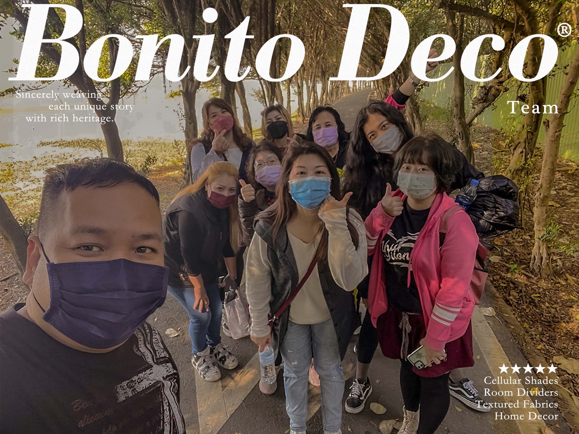 Cellular shades｜Bonito Deco team introduction